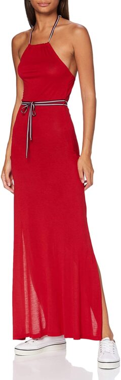 vestido tommy hilfiger rojo