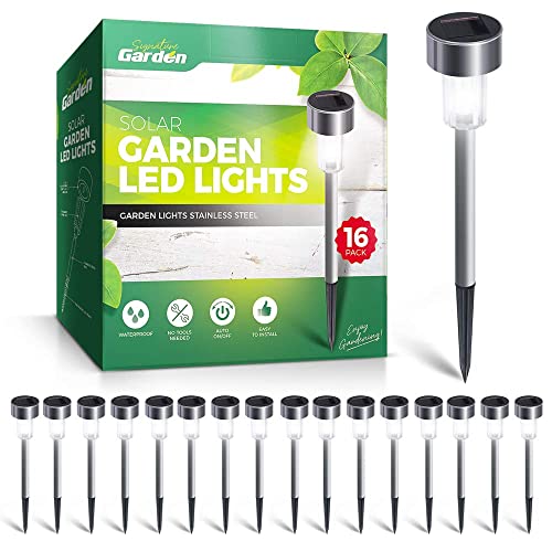 Signature Garden Mini paquete de 16 luces solares LED para jardín