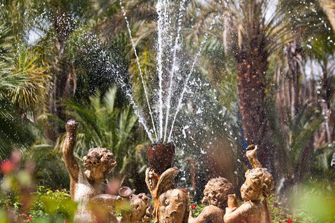 fuente-jardín-agua