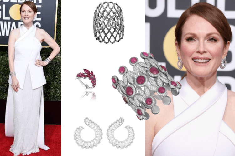 Joyas Globos de Oro Julianne Moore Chopard