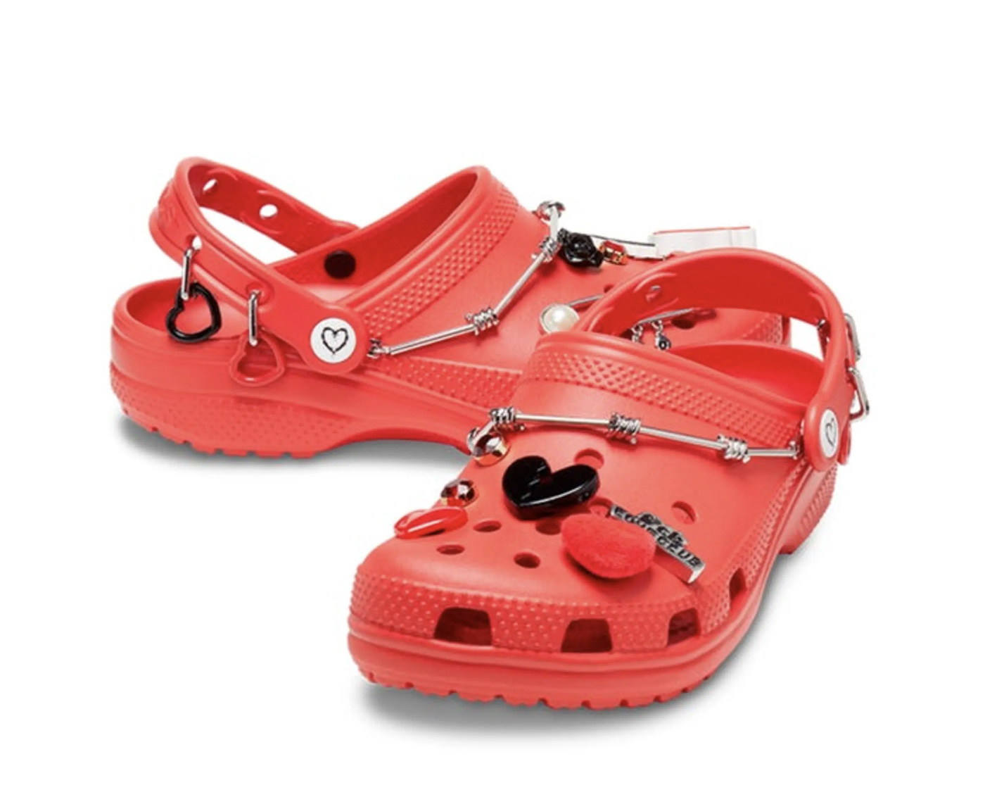 crocs de diseño fashion color rojo