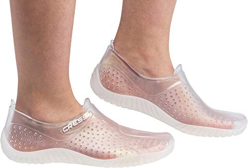 Cressi Water Shoes Escarpines, Unisex Adulto, Claro (Transparente), 38 EU