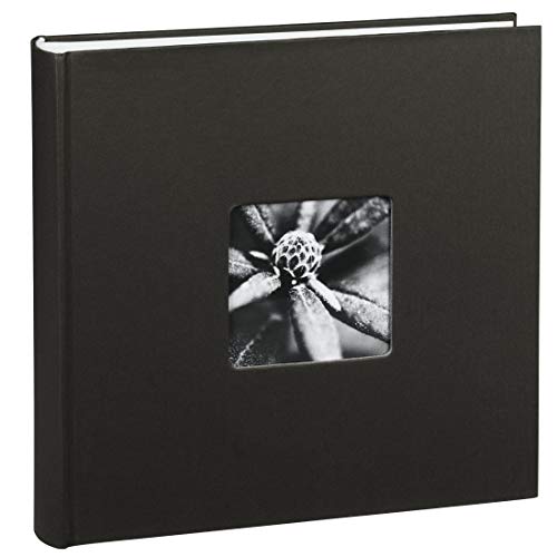 Hama Fine Art Jumbo - Álbum de fotos 30 x 30 cm, 100 páginas, 50 hojas, Color Negro