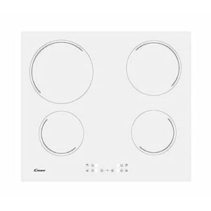Candy, Cocina de vitrocerámica HiLight de 60 cm, color blanco, sin marco CH64CCW